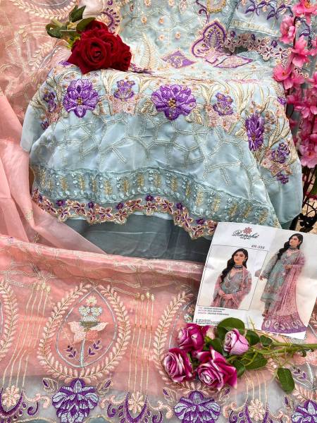 R 598 Ramsha Georgette Pakistani Suits Catalog